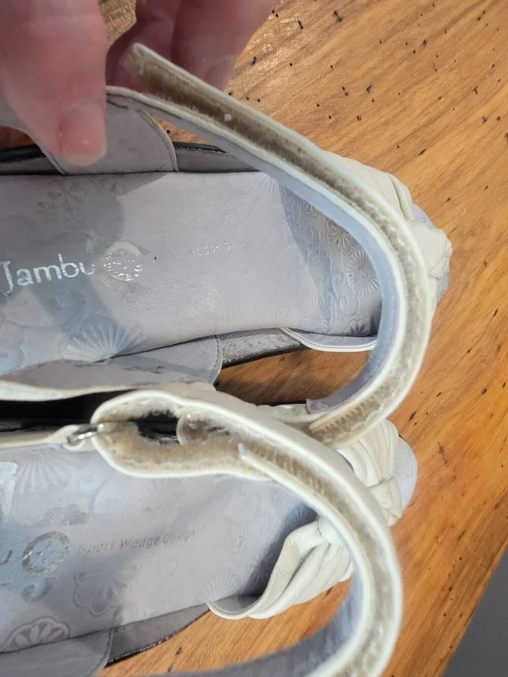 Jambos Easy Street Fantasia Sz7 Cream Leather 2